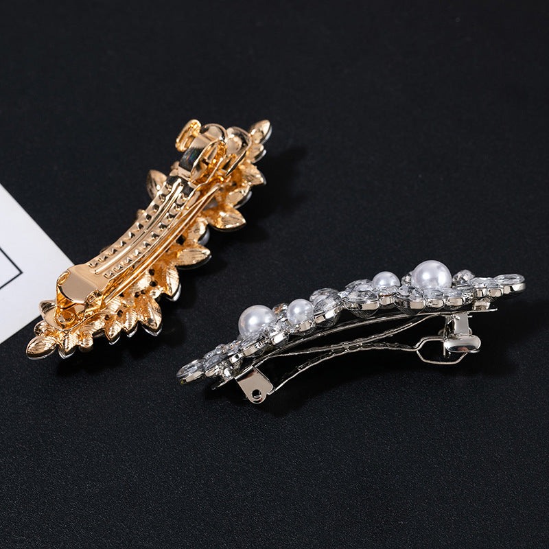 Wholesale Rhinestone Superflash Alloy Hair Clips
